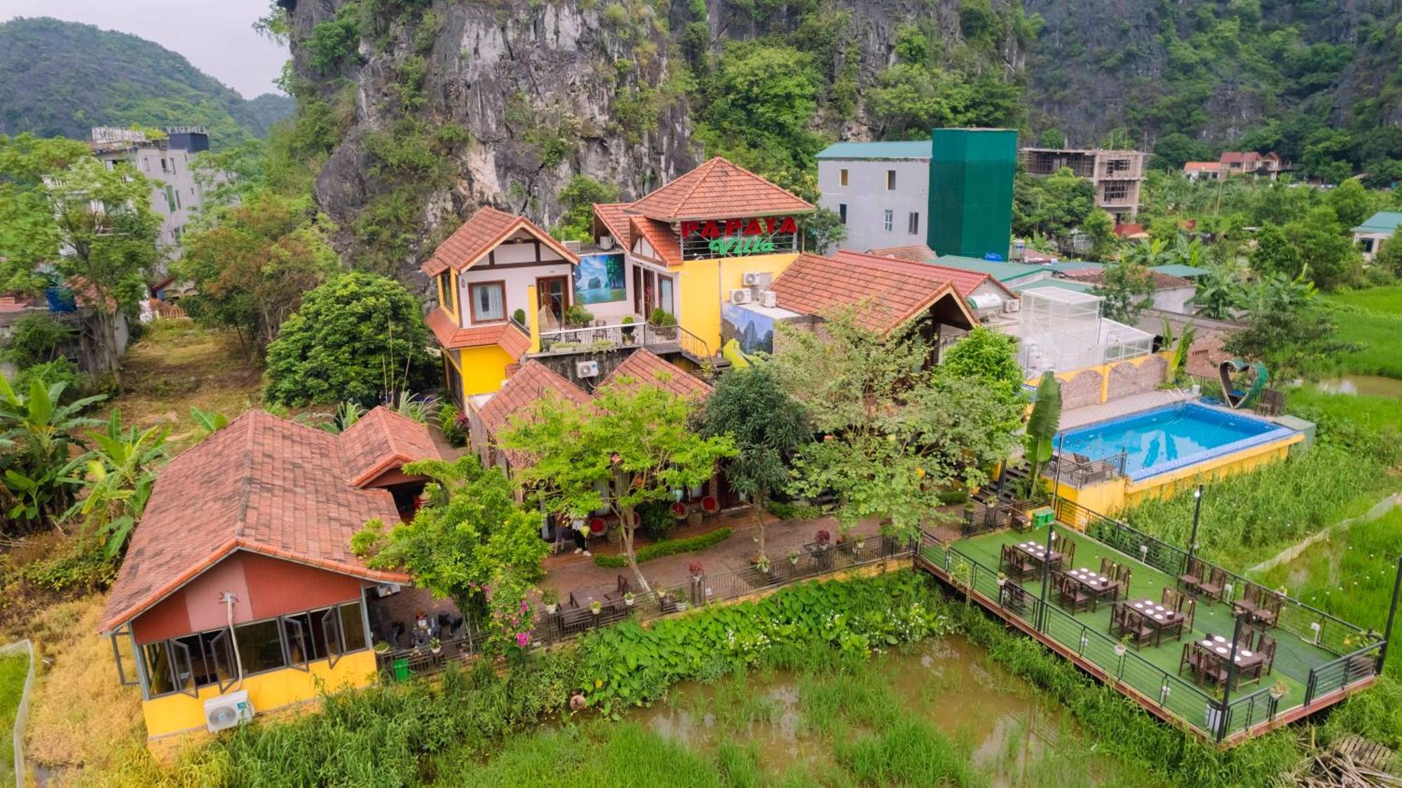 Apartmán Papaya Bungalow & Rice Fields Ninh Binh Exteriér fotografie